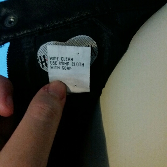 Helium Authentique Black Faux Leather Pencil Skirt - Picture 5 of 6